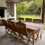 Outdoor dinning room table